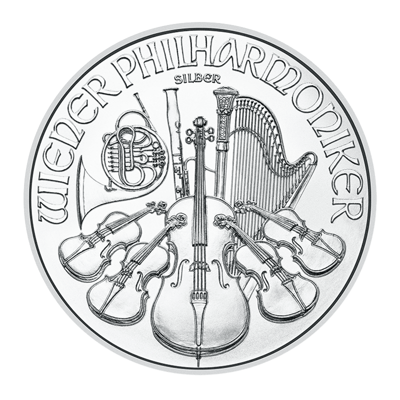 Image for 1 oz Silver Austrian Philharmonic (2023) from TD Precious Metals